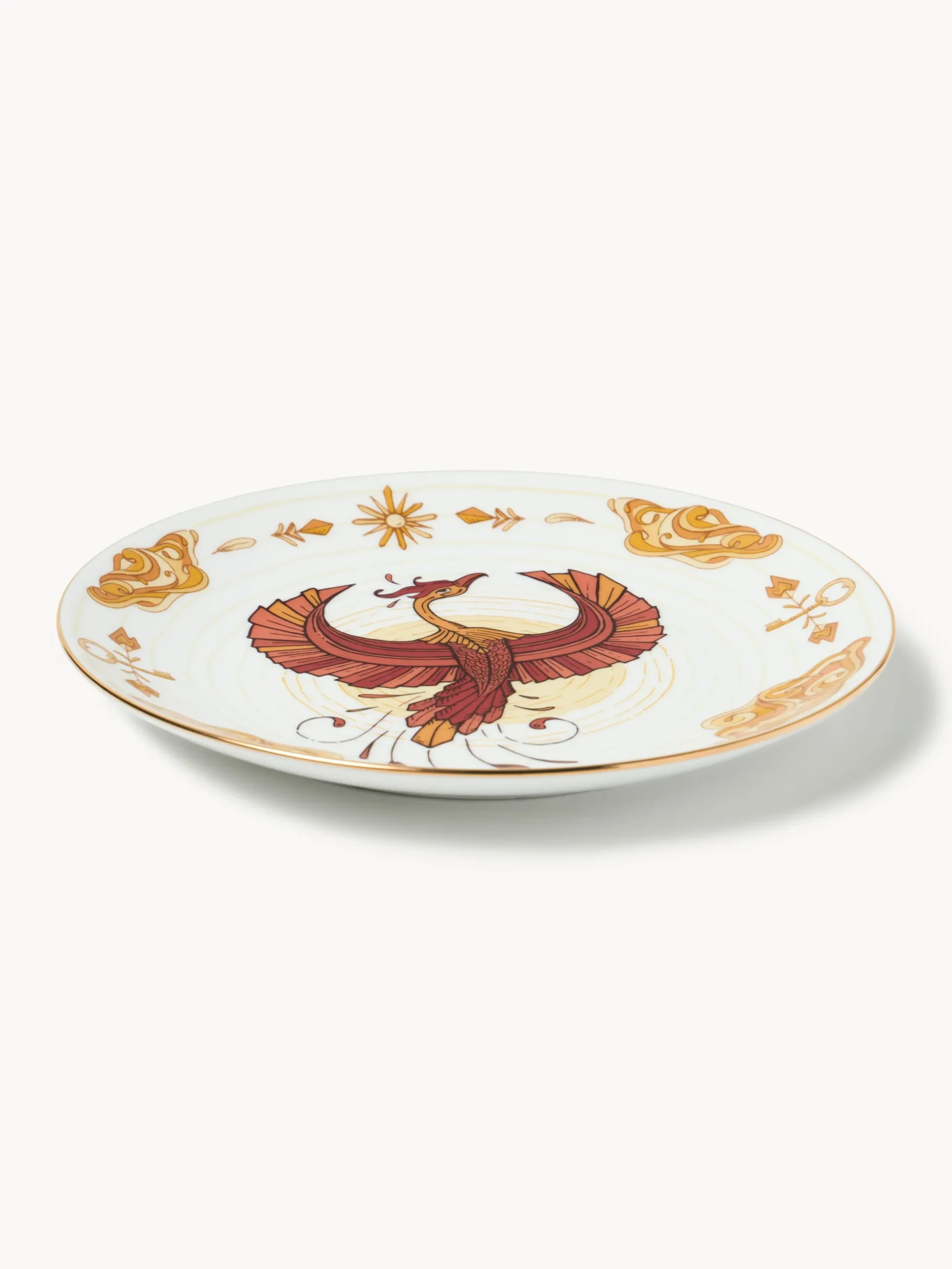 Set di 4 piatti da colazione Mystic