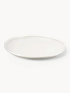 Set di 6 piatti piani in Fine Bone China Oco