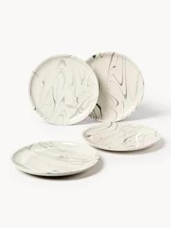 Set di 4 piatti piani Marby