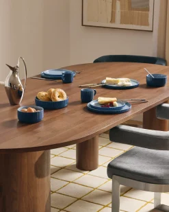 Set di 4 piatti piani Napari