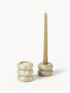 Set di 2 portacandele in marmo 2 in 1 Orta