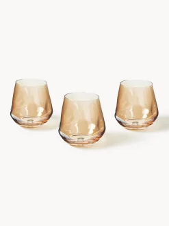 Set di 3 portalumini fatti a mano Luster