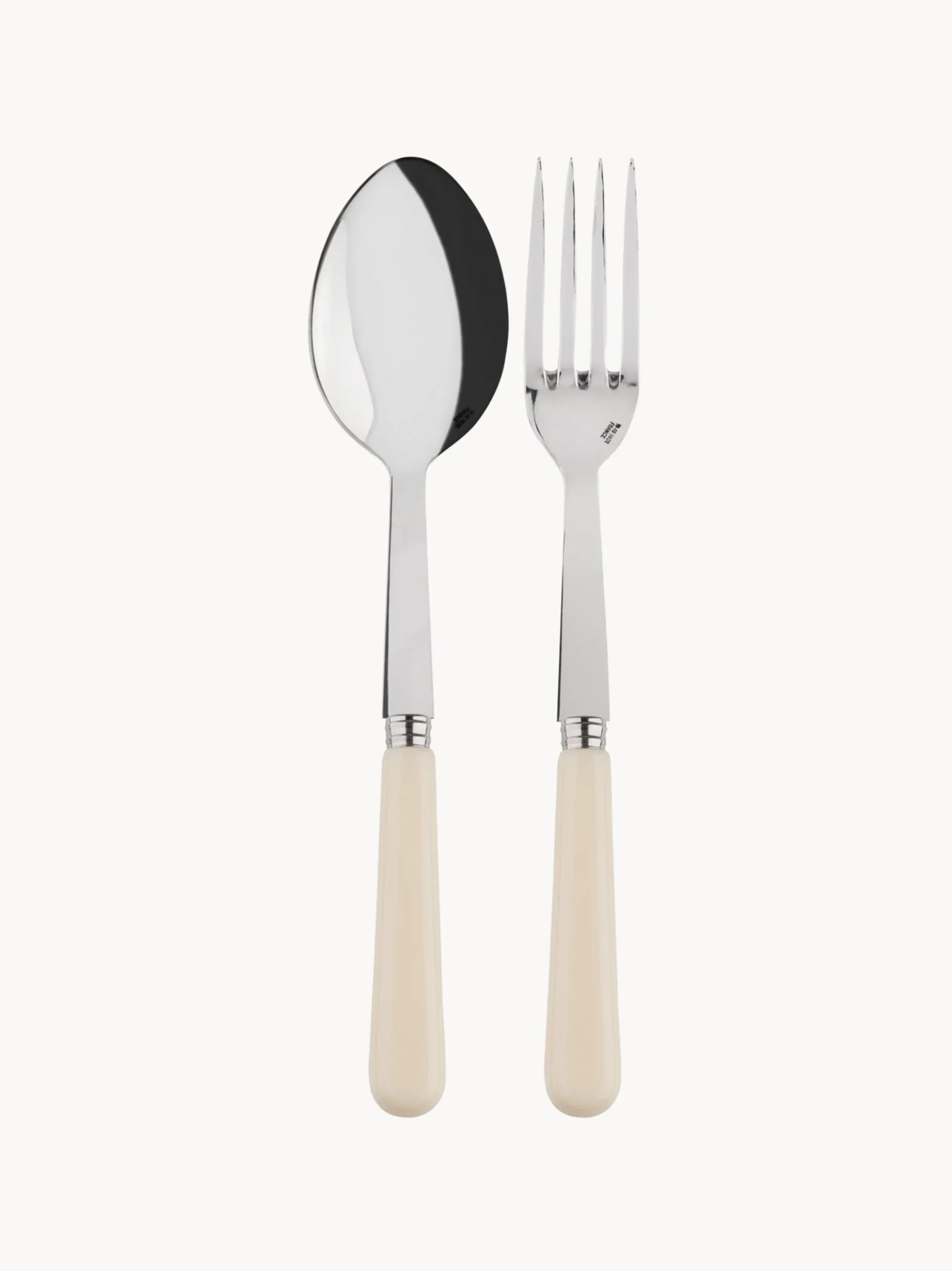 Set di 2 posate da insalata in acciaio inossidabile Pop