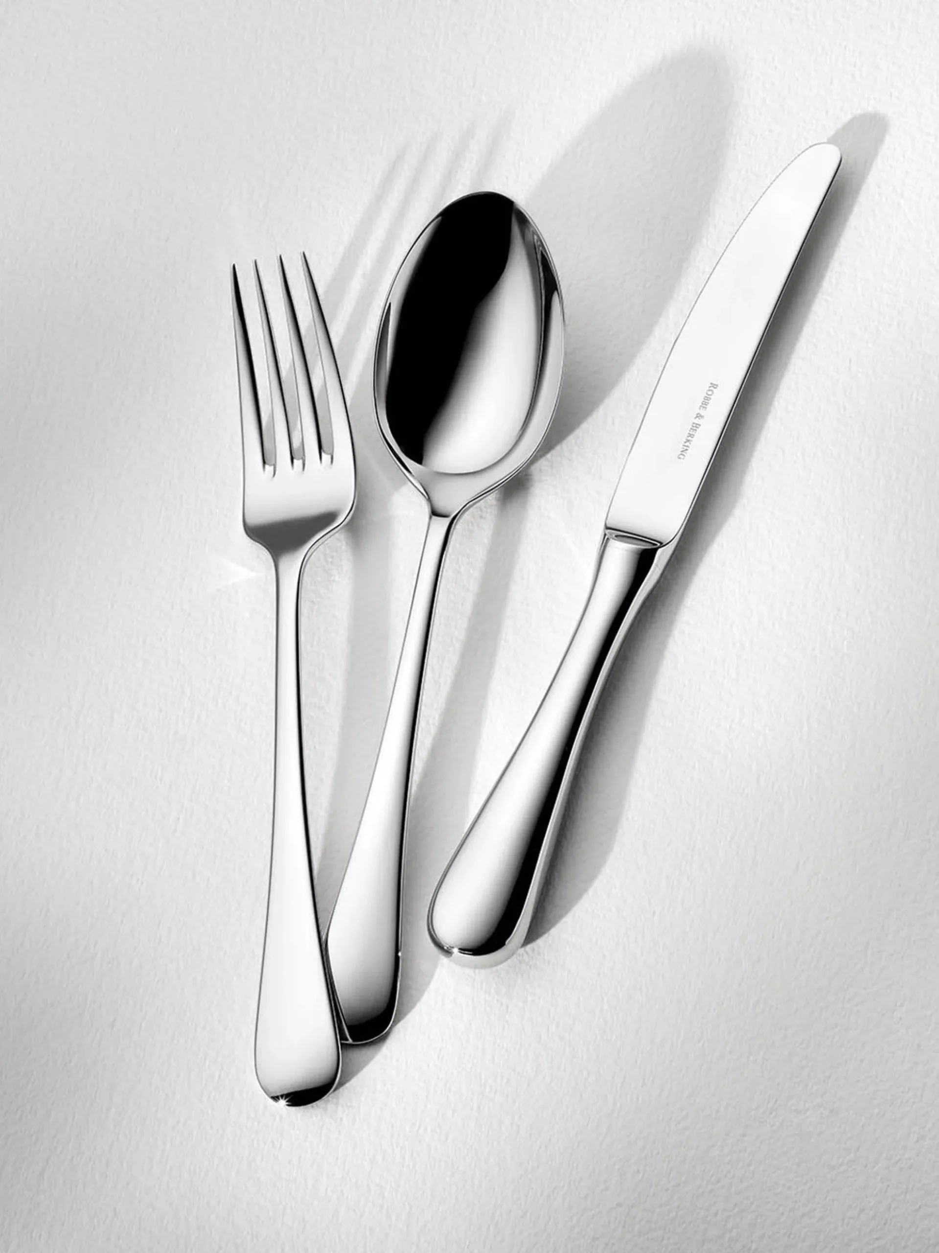 Set di posate fatte a mano lucidate a specchio Como, varie misure