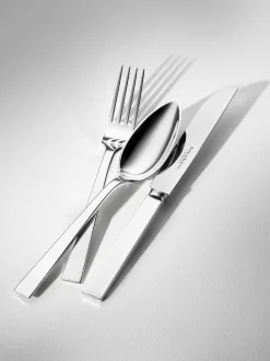 Set di 24 posate fatte a mano lucidate a specchio Riva in scatola, 6 persone