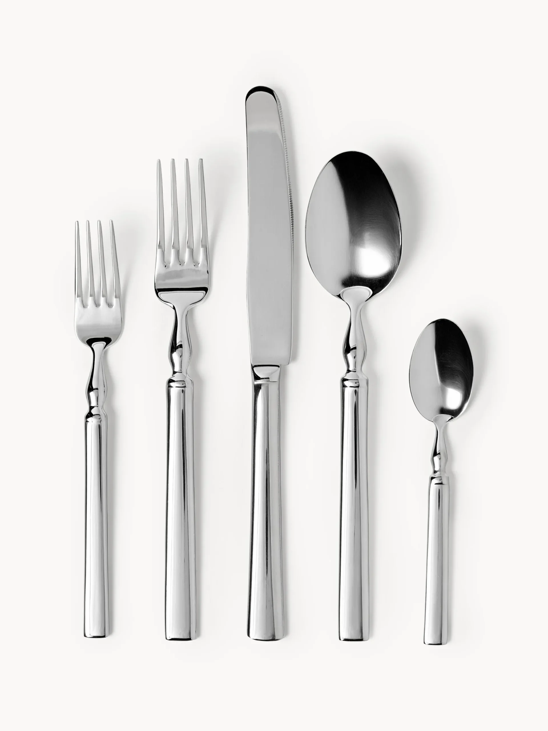 Set di posate lucide Cely, varie misure