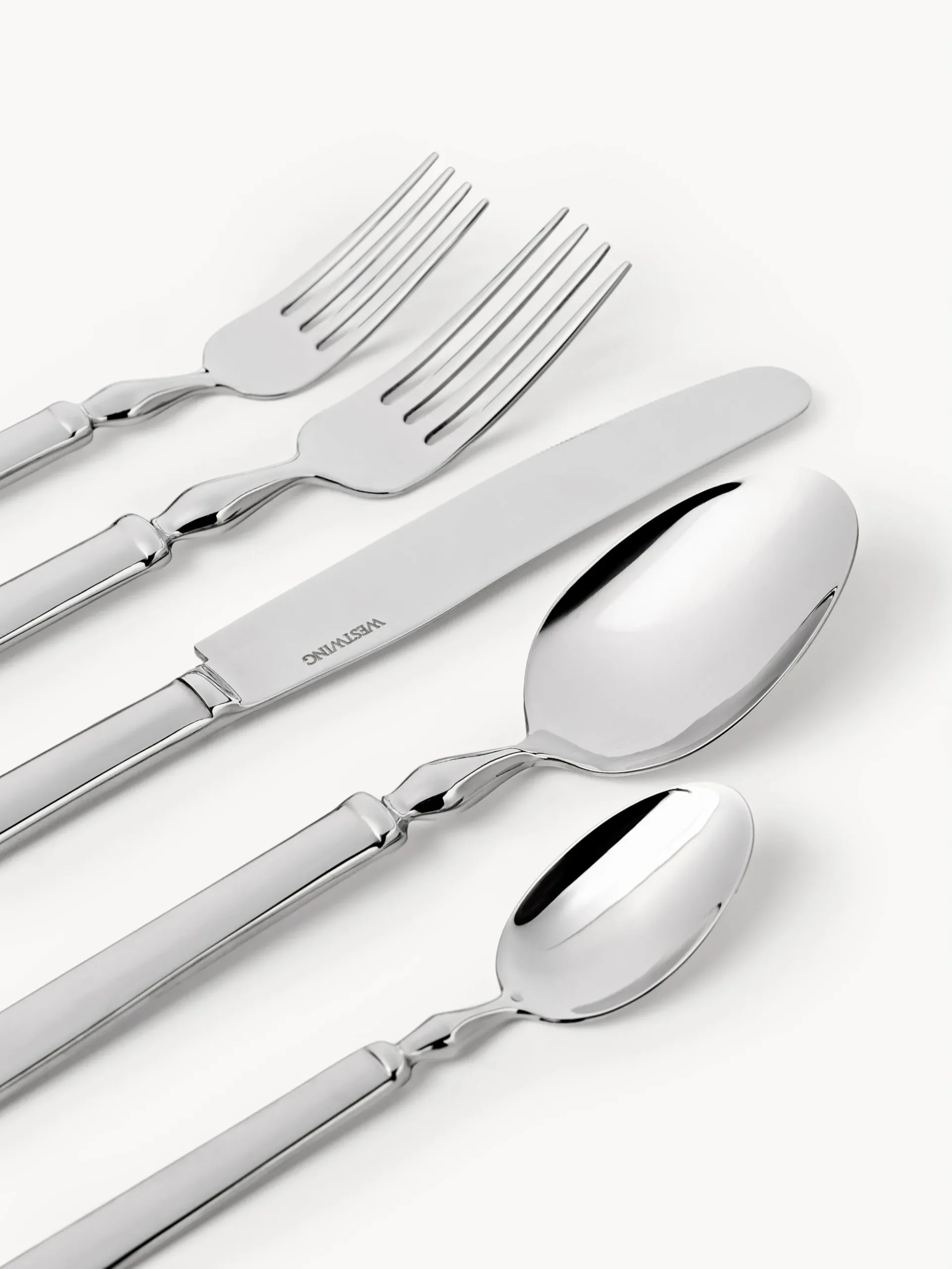 Set di posate lucide Cely, varie misure