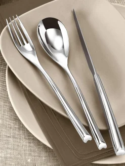 Set di 24 posate lucide H-Art, 6 persone