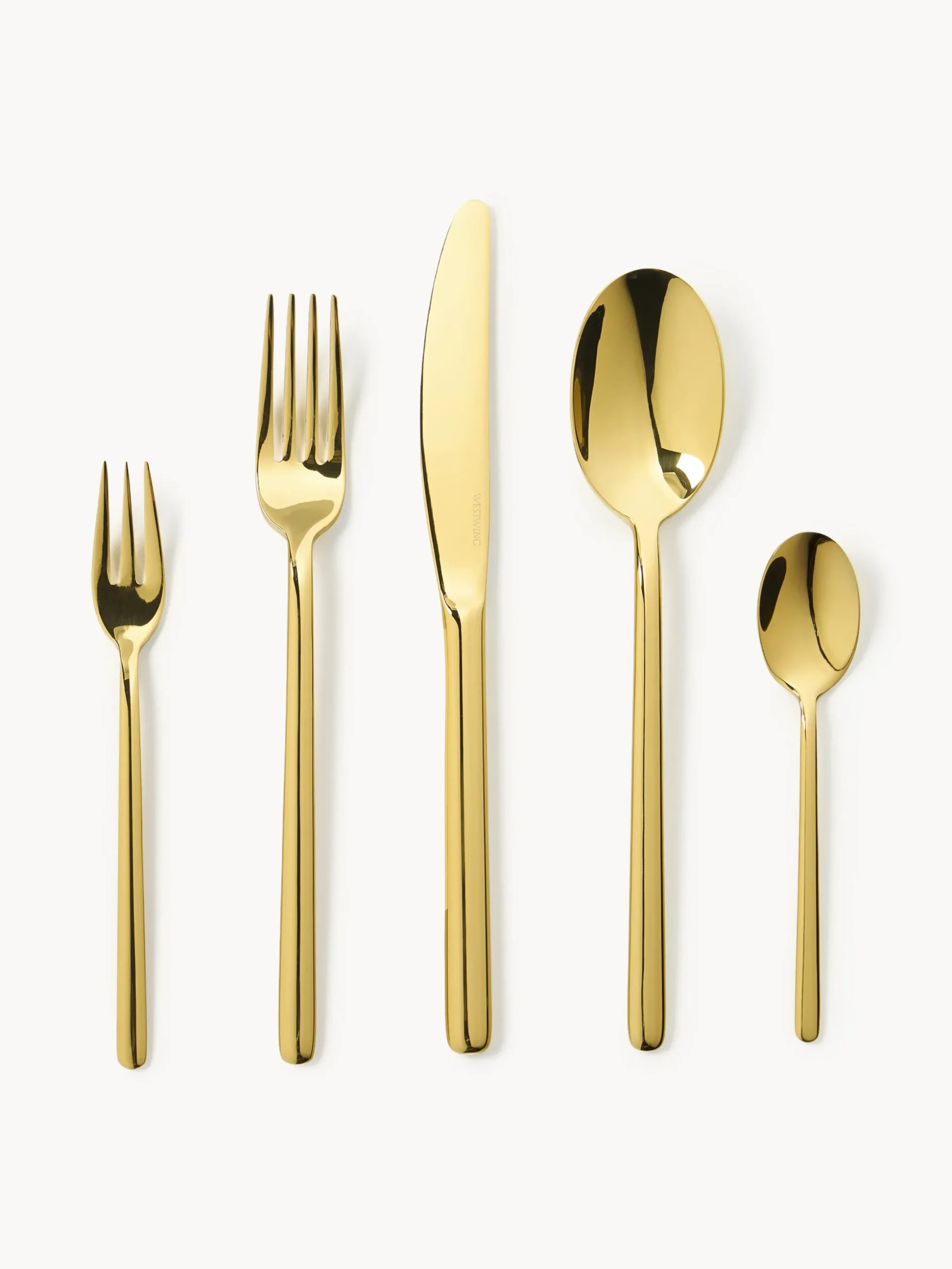 Set di posate lucide Loretta, varie misure