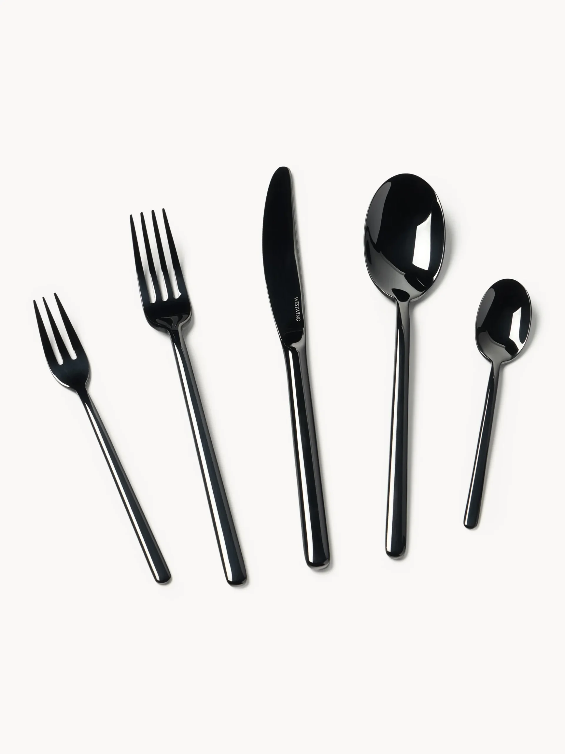 Set di posate lucide Loretta, varie misure