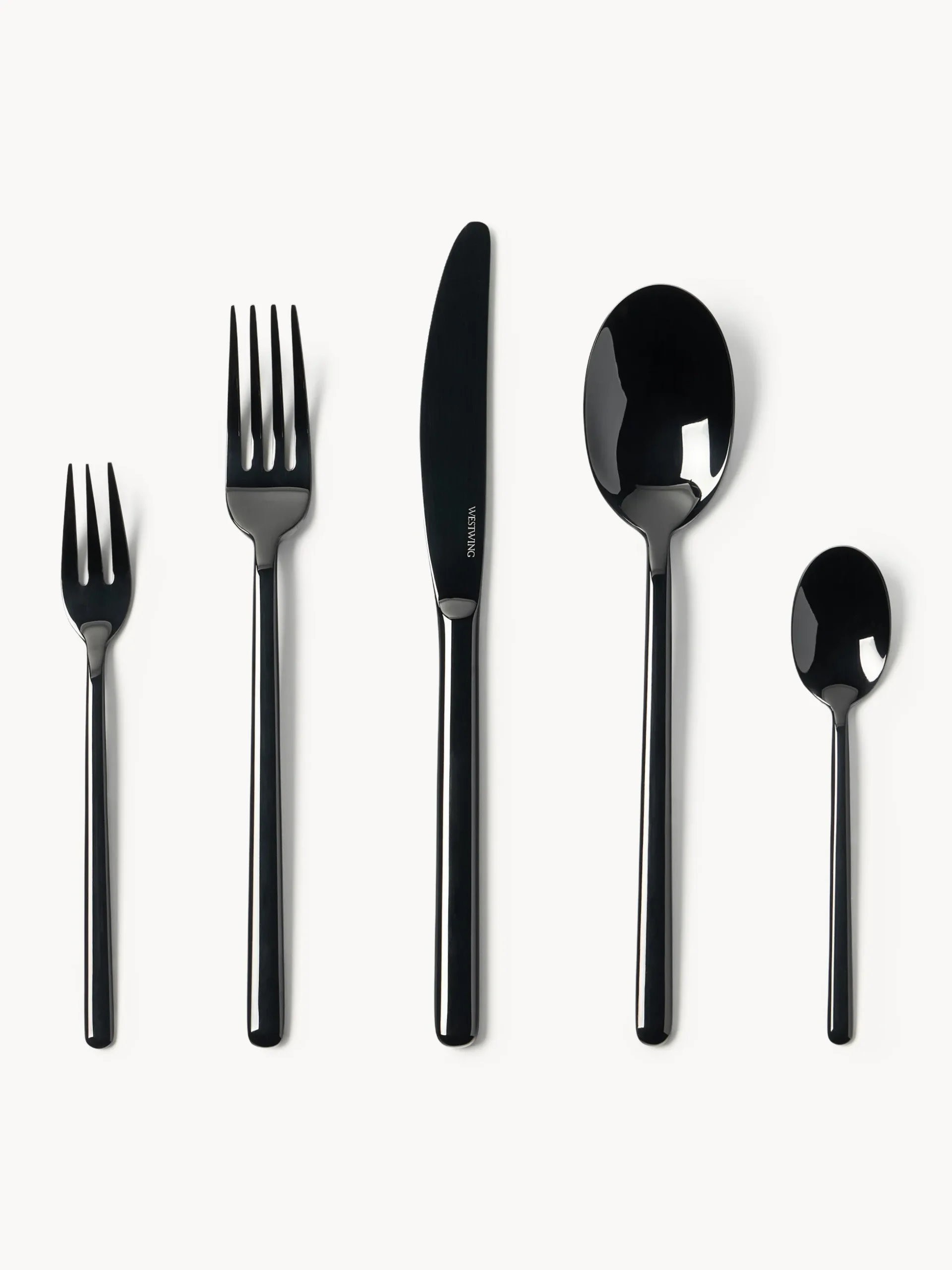 Set di posate lucide Loretta, varie misure
