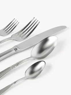 Set di posate spazzolate opache Val, varie misure