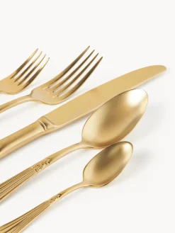 Set di posate spazzolate opache Val, varie misure