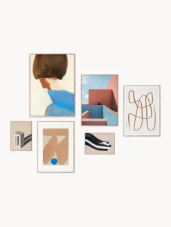 Set di 6 poster con cornice Artwall no. 19