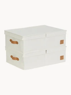 Set di 2 scatole con coperchio Premium