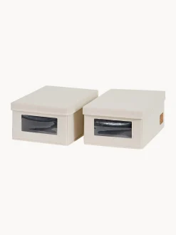 Set di 2 scatole porta scarpe Premium