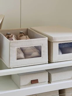 Set di 2 scatole porta scarpe Premium