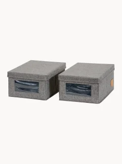Set di 2 scatole porta scarpe Premium