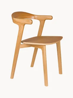 Set di 2 sedie con braccioli in legno Northwood