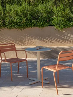 Set di 2 sedie da giardino impilabili con braccioli Star