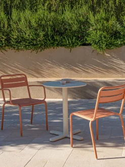 Set di 2 sedie da giardino impilabili con braccioli Star