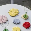 Set di 4 sottobicchieri fatti a mano Blume