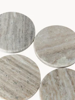 Set di 4 sottobicchieri in marmo Callum
