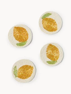 Set di 4 sottobicchieri Lemon