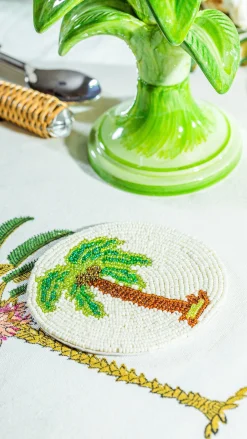 Set di 4 sottobicchieri Palm Tree