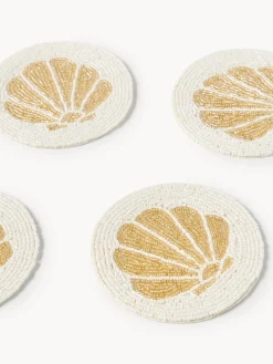 Set di 4 sottobicchieri Shell