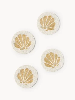 Set di 4 sottobicchieri Shell