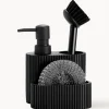 Set dispenser detersivo con spugna Poly 3 pz