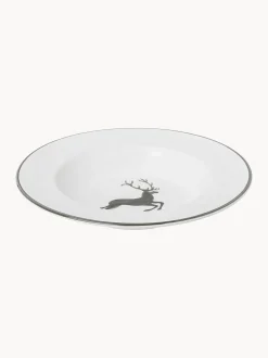 Set di 4 stoviglie fatte a mano Grauer Hirsch, 2 persone
