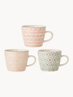 Set di 3 tazze con motivo grazioso Cécile