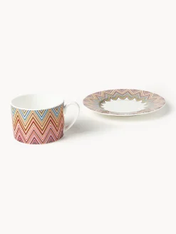 Set di 6 tazze da tè con piattini Jarris