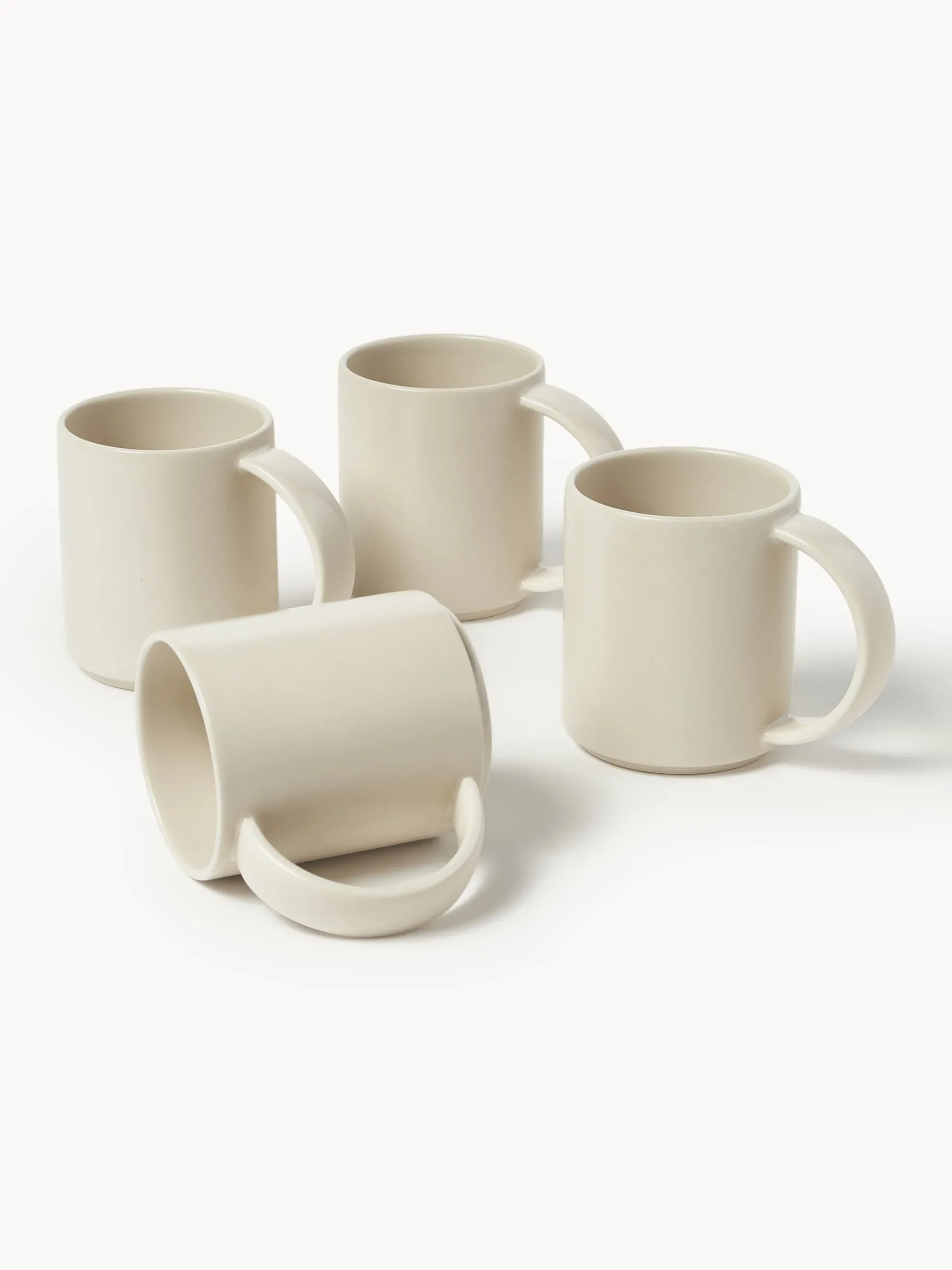 Set di 4 tazze fatte a mano Lowri