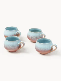 Set di 4 tazze fatte a mano Marguerite