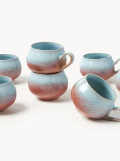 Set di 4 tazze fatte a mano Marguerite