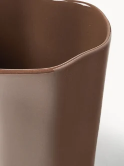 Set di 4 tazzine da caffè in porcellana dalla forma organica Joana
