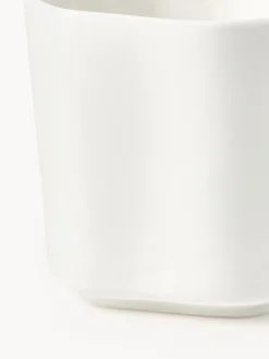 Set di 4 tazzine da caffè in porcellana dalla forma organica Joana