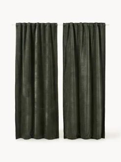 Set di 2 tende oscuranti totali con multibanda Sandra, larg. 130 cm