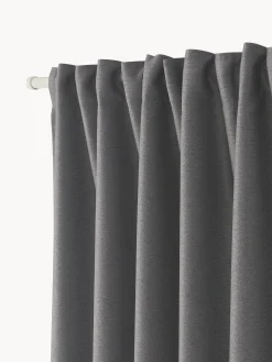 Set di 2 tende oscuranti totali con multibanda Asher, larg. 140 cm