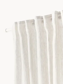 Set di 2 tende semitrasparenti con multibanda Gardine Birch, larg 130 cm