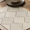 Set di 4 tovagliette americane in cotone Diamond Weave