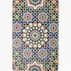 Set di 6 tovagliette americane con stampe su entrambi i lati Marrakesch Doubleface