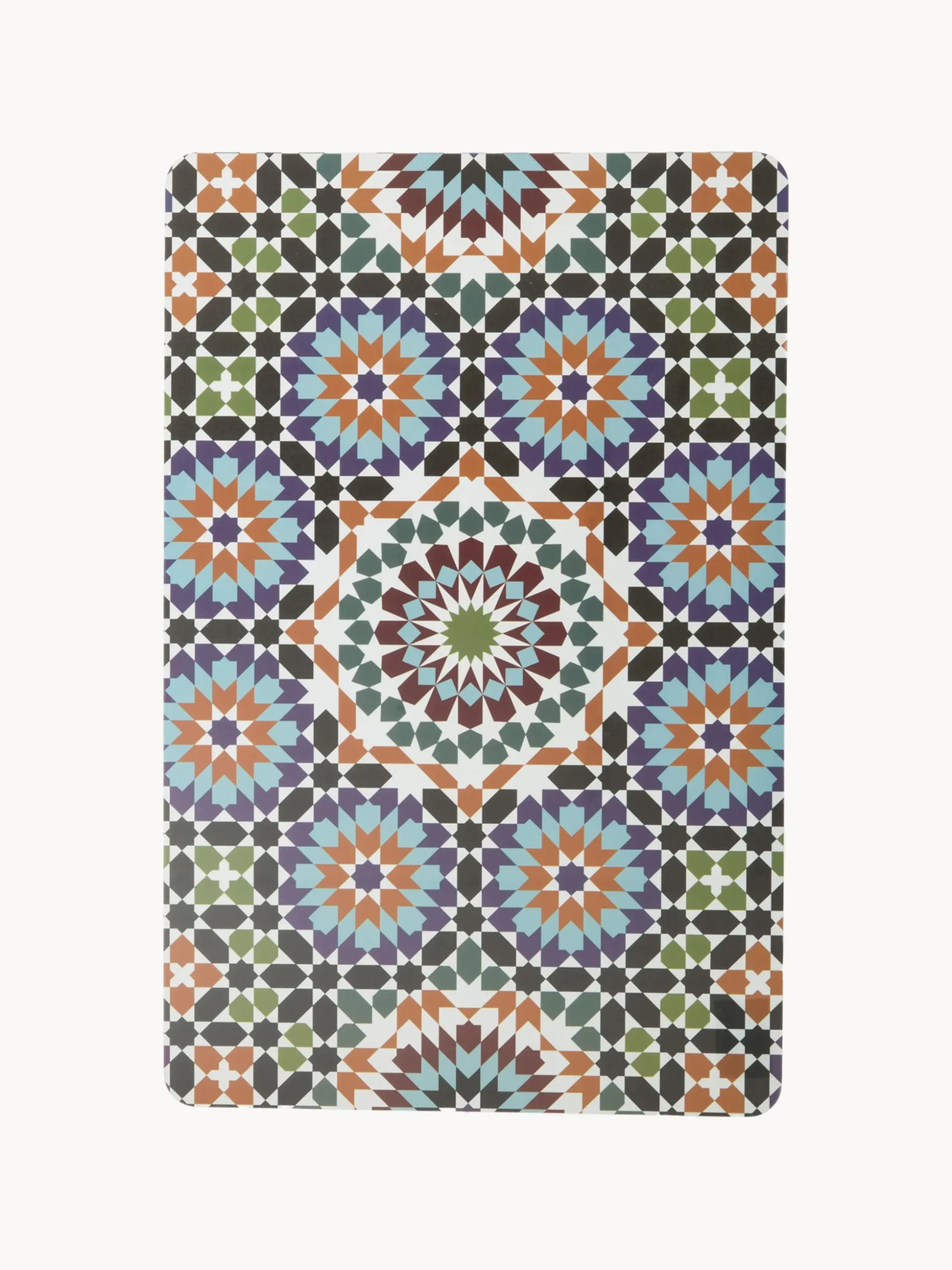 Set di 6 tovagliette americane con stampe su entrambi i lati Marrakesch Doubleface