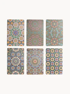 Set di 6 tovagliette americane con stampe su entrambi i lati Marrakesch Doubleface
