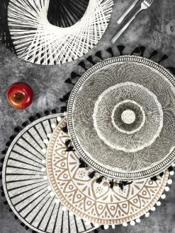 Set di 6 tovagliette Poms