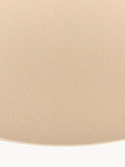 Set di 2 tovagliette rotonde in similpelle Pik