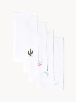 Set di 4 tovaglioli in lino Arizona Love